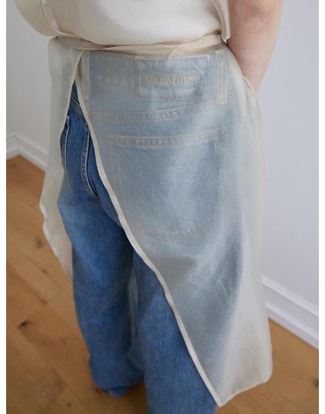 스텝어라운드 Kintra straight washing denim_BLUE 블루 착용컷