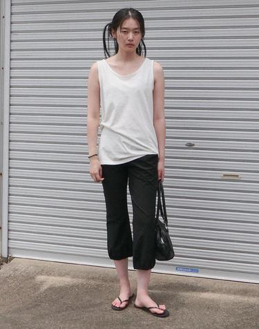 Summer Easy Banding Pants_BLACK