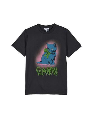 [가니] FW25 여성 키티 티셔츠 T4340 252