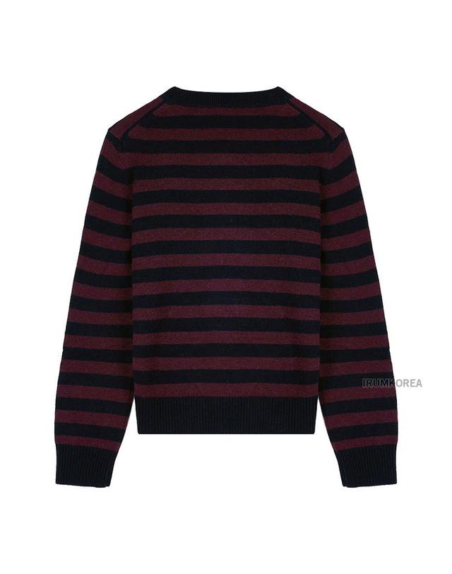 가니 [가니] FW25 여성 푸들 그래픽 니트 K2567 999 착용컷