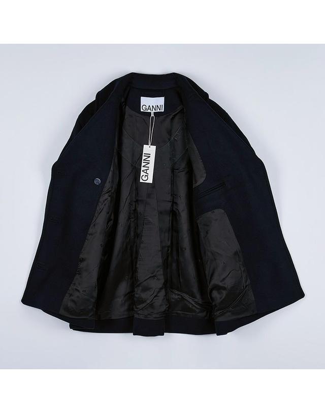가니 [가니] FW25 여성 울 오버사이즈 피코트 W0803 683 착용컷