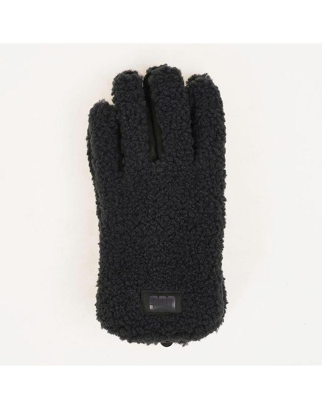 어그 [어그] FW25 남성 플러프 장갑 101066 BLACK 착용컷