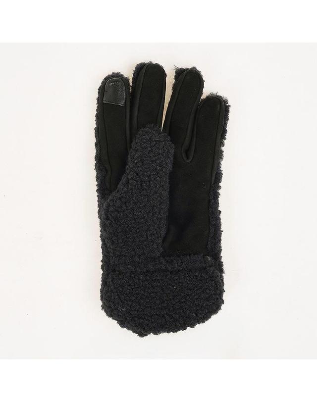 어그 [어그] FW25 남성 플러프 장갑 101066 BLACK 착용컷