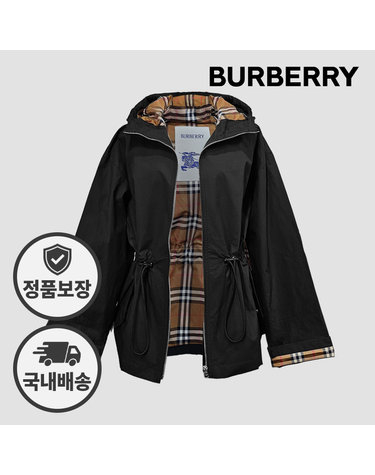 버버리 바람막이 후드 자켓 메들리 81191491 81222481 드로스스트링