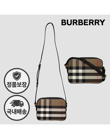 버버리 하우스체크 카메라백 크로스백 81140741 블랙 스몰
