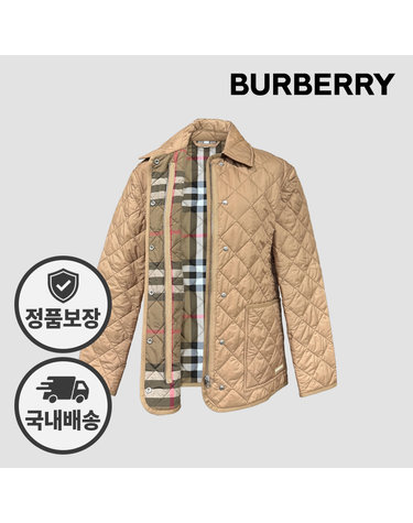 버버리 달리 퀄팅 자켓 80841951 80914441 카멜