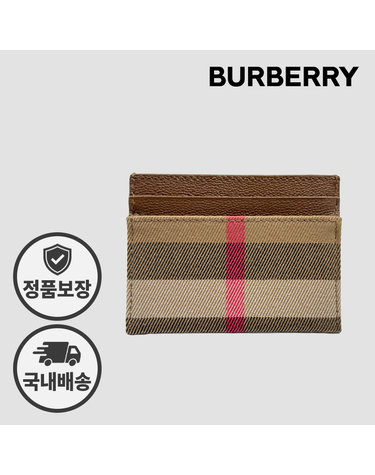 버버리 샌든 카드지갑 80845401 체크 SANDON