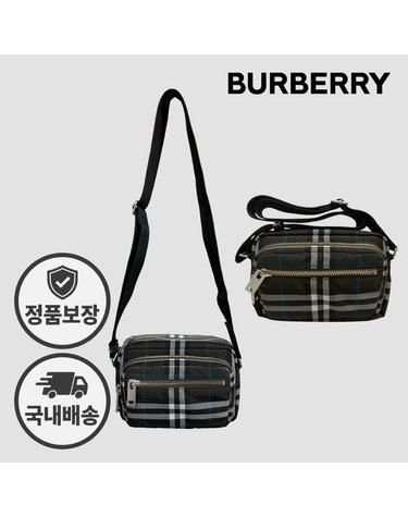 버버리 체크 크로스백 81203651 SNUG 숄더 힙색