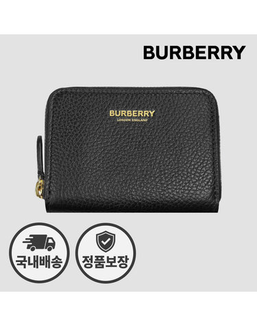 버버리 지퍼 어라운드 카드지갑 80840421 81072621 블랙
