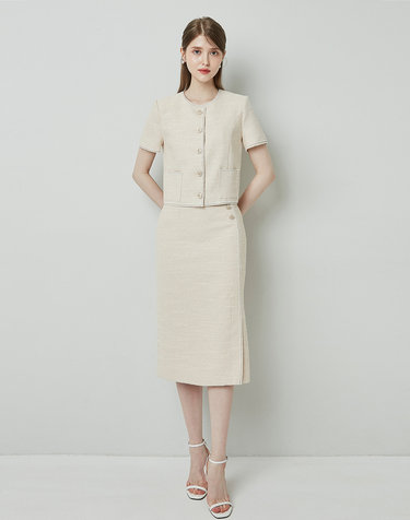 Ines Tweed Set-up_Light Pink