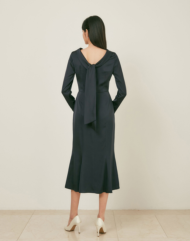 엠므 JACQUELINE dress_Navy 착용컷