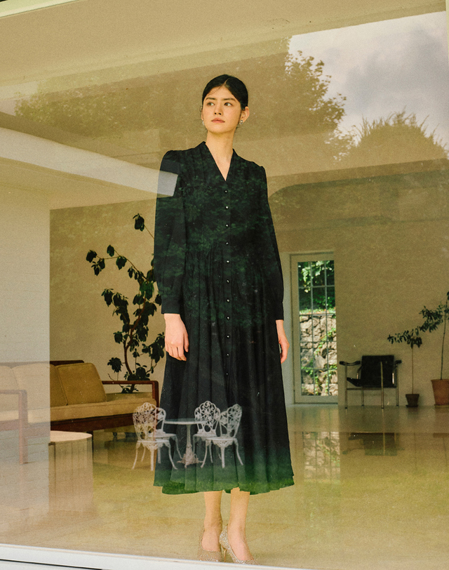 엠므 ALESSANDRA dress_Black 착용컷