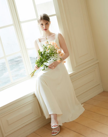 LAMIS sleevelss Dress_Ivory