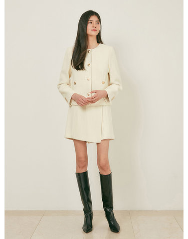 BETTY Wool tweed set-up_ivory