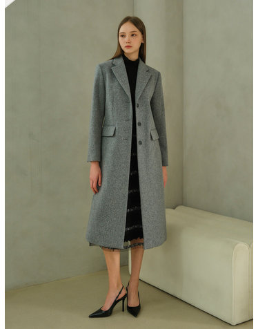 HAILEY Single tailored coat (AW Hainsworth)_grey