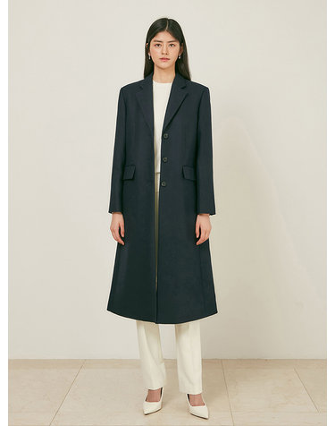 HAILEY Single tailored coat (Alfred Brown)_navy