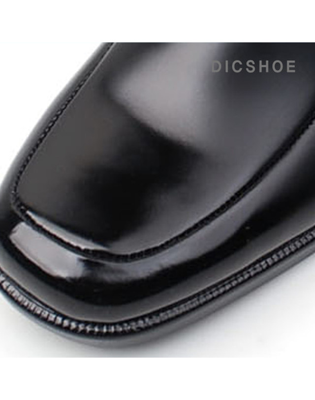딕슈 딕슈 남성 빅사이즈 스퀘어토 키높이 기본 정장 구두 4cm SN1DRMA620 착용컷