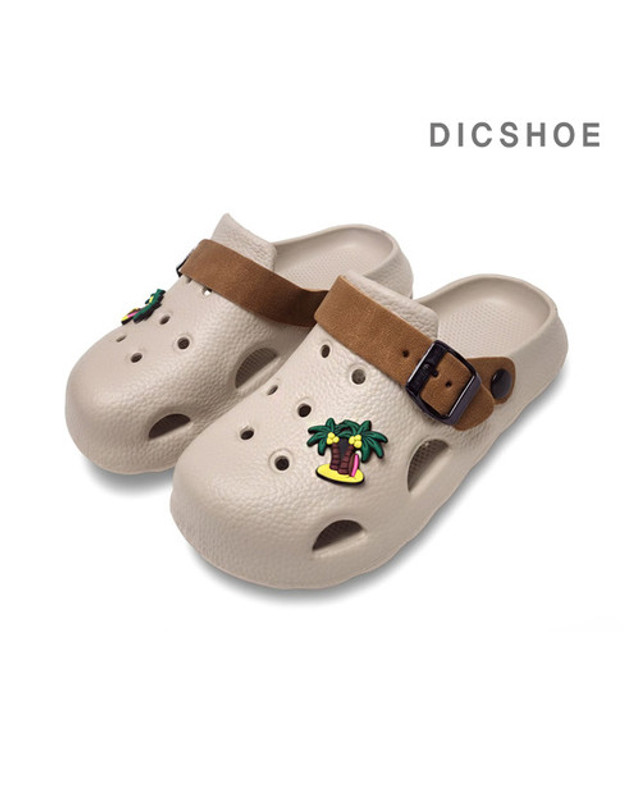 딕슈 딕슈 남녀공용 버클 스트랩 클로그 슬리퍼 3cm SPUS429 착용컷