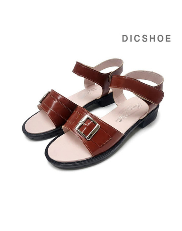 딕슈 딕슈 여성 벨크로 스트랩 샌들 3cm SDWS440 착용컷