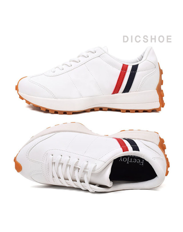 딕슈 딕슈 남녀공용 힐탑 독일군 운동화 키높이 스니커즈 SN1SKUA199 착용컷