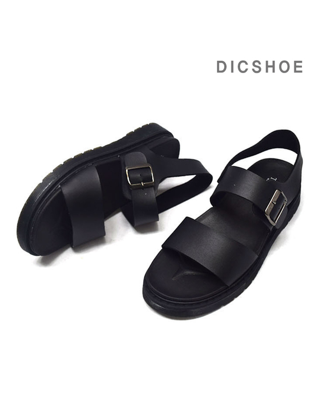 딕슈 딕슈 남성 스트랩 키높이 샌들 4cm SDMZ211 착용컷