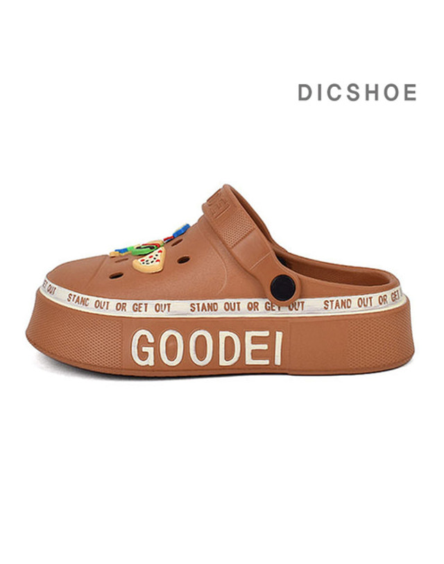 딕슈 딕슈 여성 캐주얼 통굽 아쿠아 샌들 슬리퍼 4CM SPWZ380 착용컷