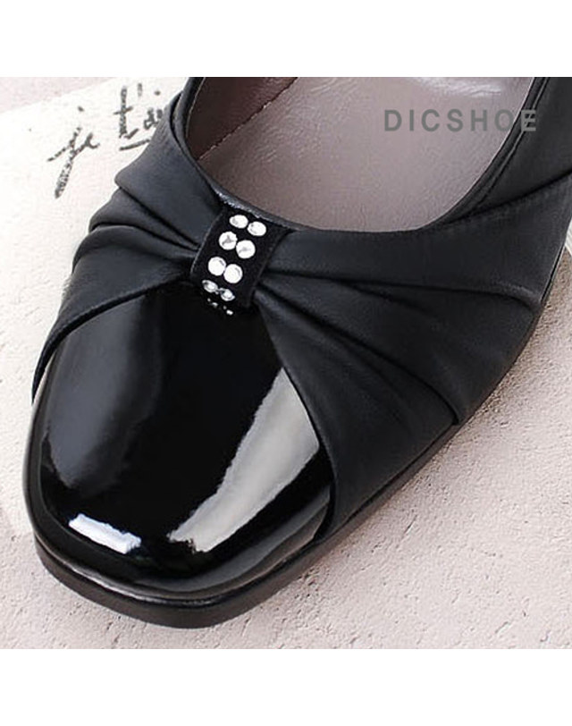 딕슈 딕슈 여성 미들굽 드레스 펌프스 구두 4cm LFWS015 착용컷