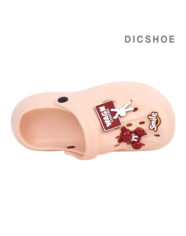 딕슈 딕슈 여성 베어 클로그 경량 샌들 슬리퍼 2cm SDWS171 착용컷