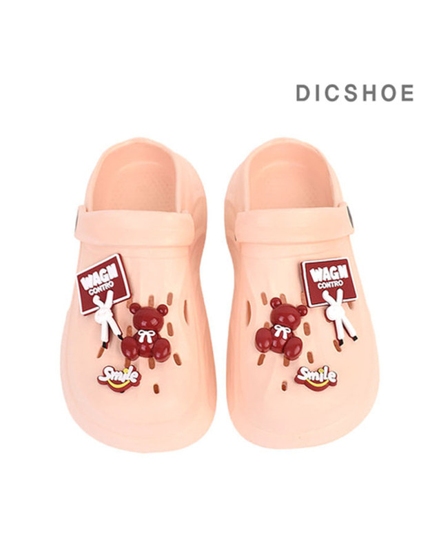 딕슈 딕슈 여성 베어 클로그 경량 샌들 슬리퍼 2cm SDWS171 착용컷