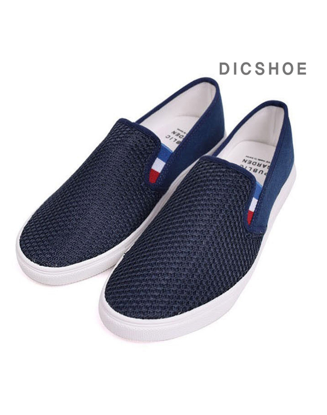 딕슈 딕슈 남성 메쉬 밴딩 슬립온 3cm SOMS200 착용컷