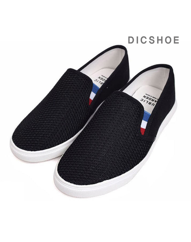 딕슈 딕슈 남성 메쉬 밴딩 슬립온 3cm SOMS200 착용컷