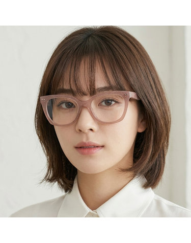 셀린느 안경테 CL50116I 074 핑크 펄 캣아이 뿔테 스퀘어 패션