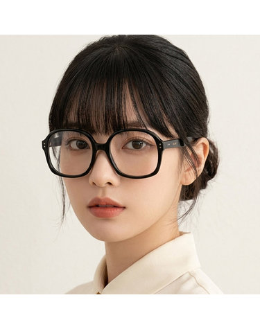 셀린느 안경테 CL50151I 001 명품 빅사이즈 사각 얇은 뿔테 여자 남자