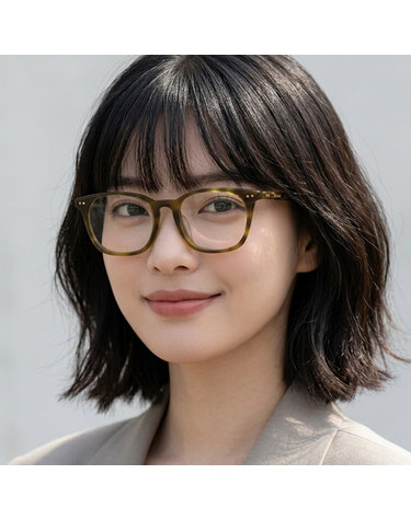 셀린느 안경테 CL50058F 053 호피 사각 뿔테 명품 패션 아시안핏