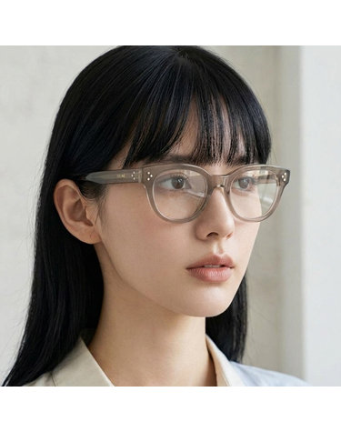 셀린느 안경테 CL50109I 045 명품 사각 투명 브라운 뿔테 패션