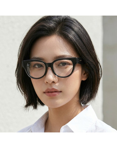 셀린느 안경테 CL50015F 020 라운드 투명 그레이 캣아이 패션 아시안핏 명품