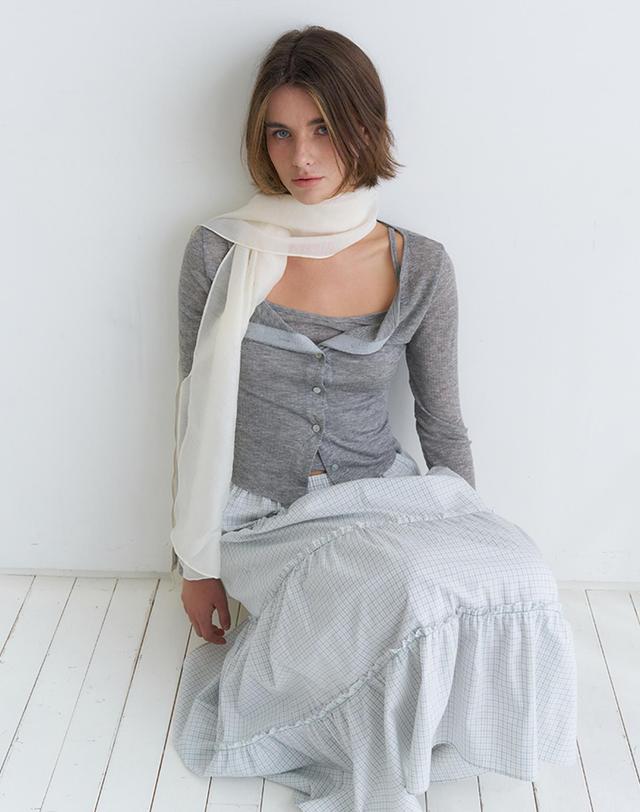 벰버 DAILY MILD SCARF_3COLOR 착용컷