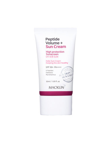 [맥클린] 펩타이드 볼륨 선크림 50ml SPF 50+ PA++++
