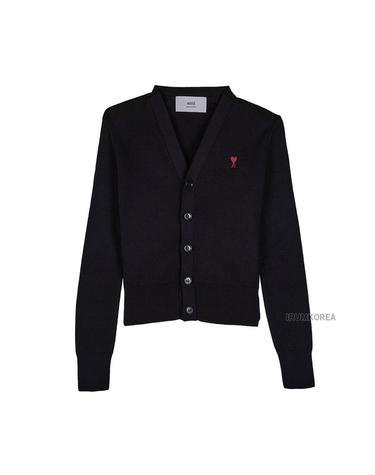 [아미] FW25 여성 아미 드 꾀흐 가디건 FKC374 001 009