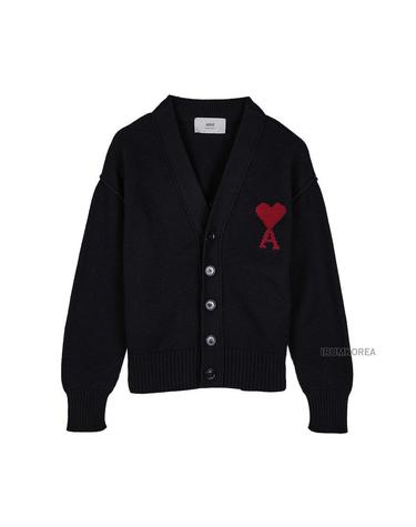 [아미] FW25 공용 아미 드 꾀흐 가디건 UKC367 018 009