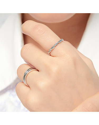 925 Silver Willow Stack Ring/ 윌로우