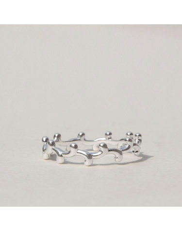 925 Silver Ivy Stack Ring/ 아이비