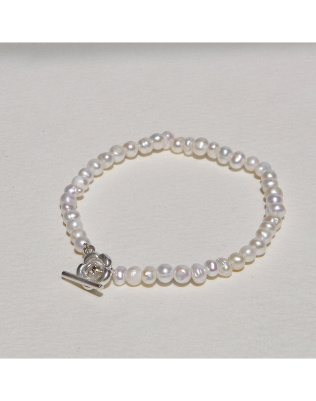 47베이지 925 Silver Botti Freshwater Pearl Bracelet / 보띠 착용컷