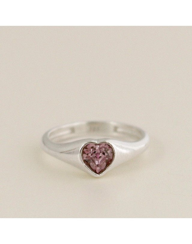 47베이지 925 Silver Heart Amor Ring/ 아모르 착용컷