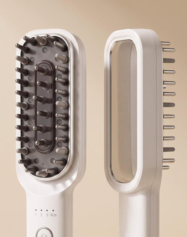 펄케어 펄케어 헤어갈바닉 두피 마사지기 탈모 모발 관리 브러쉬 착용컷
