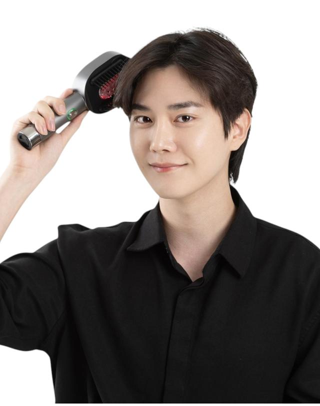 펄케어 펄케어 헤어터치 전동 두피 마사지기 착용컷