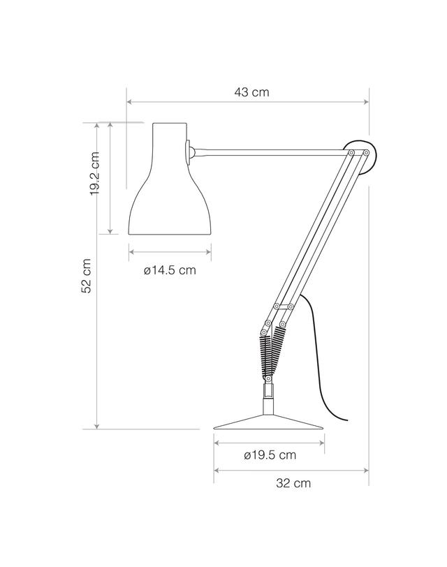 앵글포이즈 [라잇나우/공식수입][예약구매] Type75 Desk Lamp Paul Smith 1 멀티컬러 착용컷