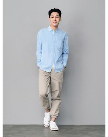 IKALOOK 봄여름 베이직 청 남방 CSH102