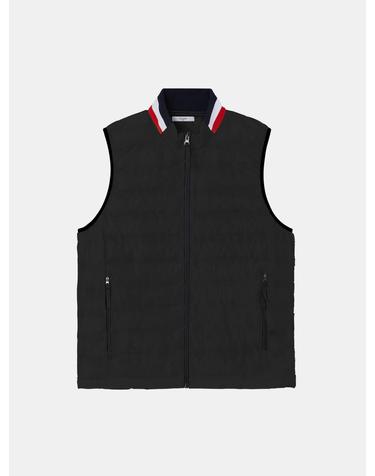 IKALOOK 경량 삼색 카라 패딩 조끼 CJP146