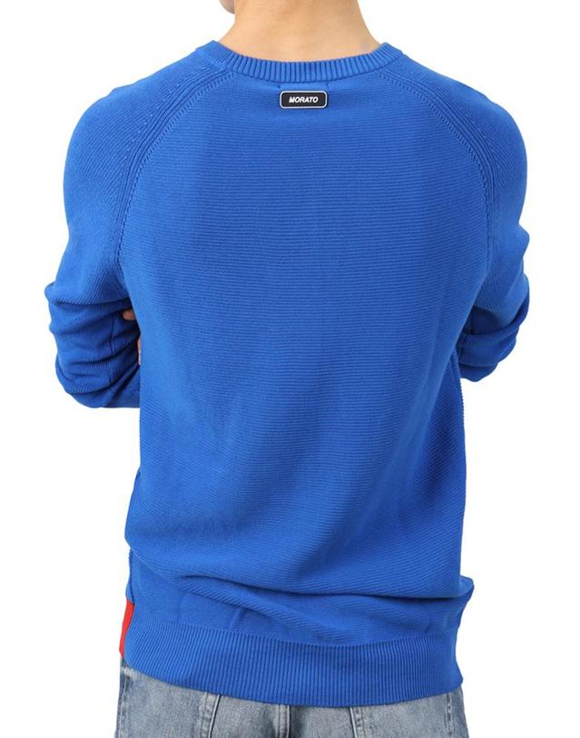 이카룩 라운드 레드 니트 긴팔티 NIT112A 착용컷